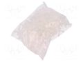 Holder; white; Ømount.hole: 8mm; L: 75mm; 100pcs; UM 8 PAWBOL PW-H.7203