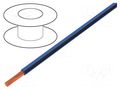 Wire; X05V-K; stranded; Cu; 0.75mm2; PVC; blue-black; 300V,500V LAPP X05V-K075BL/BK