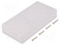 Enclosure: multipurpose; X: 65mm; Y: 130mm; Z: 25mm; 1599; ABS; grey HAMMOND HM-1599BGYBATCP