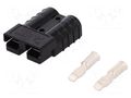Connector: DC supply; plug; hermaphrodite; SB® 50; 600V; PIN: 2 ANDERSON POWER PRODUCTS 6331G3