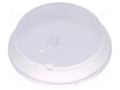 Self-adhesive foot; Ø: 19mm; H: 4.1mm; transparent; polyurethane ESSENTRA RBS-44