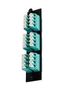 FIBER SUB PANEL, LC COUPLER, 6POS FSP-LCQ6-AQU-M3BR