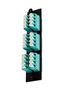 FIBER SUB PANEL, LC COUPLER, 6POS FSP-LCQ6-AQU-M3BR