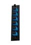 FIBER SUB PANEL, SC COUPLER, 6POS FSP-SC6-BLU-SMCR