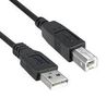 USB CABLE, 2.0 A PLUG-B PLUG, 3.05M, BLK 3021013-10