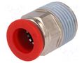 Push-in fitting; straight; PBT; Thread: BSP 1/2" NORGREN HERION C01251248