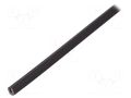 Hole and edge shield; PVC; L: 75m; black; -65÷105°C; flexible HELLERMANNTYTON PS1-PVC-BK