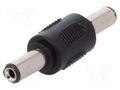 Transition: coupler; 5.5/2.1mm; 5.5mm; 2.1mm Goobay PC2.1-MM