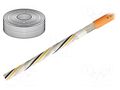 Wire: servo drive; chainflex® CF280.UL.H,hybrid; orange; Cu; PUR IGUS CF280ULH200.25.07D