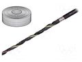 Wire: control cable; chainflex® CF881; 4G0.5mm2; black; stranded IGUS CF881.05.04