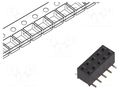 Connector: pin strips; socket; female; PIN: 10; vertical; SMT; 2mm NINIGI ZL266-10DG/PAD