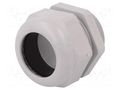 Cable gland; M50; 1.5; IP54; polyamide; light grey; UL94V-0; HSK-K HUMMEL HUMMEL-1209500050
