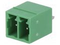 Connector: pluggable terminal block; socket; male; 7A; 250V; PIN: 2 DEGSON ELECTRONICS 15EDGVC-3.5-02P