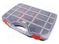 Container: collective; with partitions; polypropylene; black PARAT PAR-5854000391