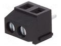 Connector: PCB terminal block; terminal; 10A; 150V; angled 90° DEGSON ELECTRONICS DG381-3.81-02P-13