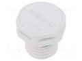Pressure compensation device; IP68; -40÷125°C; Thread: M12 AMPHENOL VENT-PS1NGY-O8002