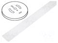 Heat shrink sleeve; 3: 1; 1.5mm; L: 30m; transparent; reel HELLERMANNTYTON TF34-1.5/0.5C30