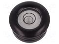 Spirit level; with flange; H: 10mm; Ømount.hole: 18mm; aluminium ELESA+GANTER GN2278-ALS-20-K30