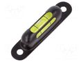 Spirit level; viewing window top-front-back; H: 13mm; brass ELESA+GANTER GN2282-MSW-57G50-3