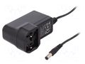Power supply: switching; mains,plug-in; 12VDC; 1A; 12W; 82.2% MEAN WELL GEM12I12-P1J