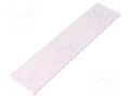 Stopper; ABS; W: 52mm; L: 219mm; for enclosures; white PAWBOL PW-C.2080