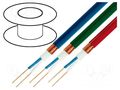 Wire: microphone cable; 2x0.25mm2; blue; OFC; -15÷70°C; PVC TASKER TAS-C208-BLUE