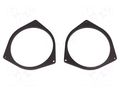 Spacer ring; MDF; 165mm; Audi; impregnated; 2pcs. BASSER D.MDF.AUDI10