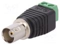 Adapter; BNC female,terminal block; PIN: 2 GOOBAY BNC-F-TB