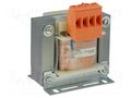 Transformer: mains; 80VA; 230VAC; 230V; Leads: terminal block; IP00 INDEL TMB80/230V