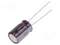 Capacitor: electrolytic; low ESR; THT; 560uF; 10VDC; Ø10x16mm; ±20% NICHICON UPM1A561MPD6