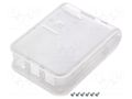 Enclosure: for computer; Raspberry Pi 2,Raspberry Pi B+; ABS HAMMOND HM-1593HAMPI3CLR