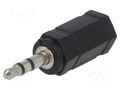 Adapter; Jack 2.5mm socket,Jack 3.5mm 3pin plug LOGILINK CA1102