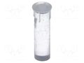 Fiber for LED; Ø2.3mm; L: 7mm; round; Front: flat; straight FIX&FASTEN FIX-LEMB2-7V0-F