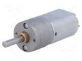 Motor: DC; with gearbox; 12VDC; 1.6A; Shaft: D spring; 500rpm; 25: 1 POLOLU POLOLU-3486