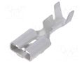 Terminal: flat; 6.3mm; 0.8mm; female; 1÷2.5mm2; crimped; for cable IMP 674.08.01.3