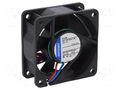 Fan: DC; axial; 24VDC; 60x60x25mm; 42m3/h; 35dBA; ball; 5100rpm EBM-PAPST 614NN