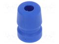 Strain relief; Jack connectors,XLR connectors; blue AMPHENOL AC-GROMMET-BLU