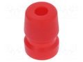 Strain relief; Jack connectors,XLR connectors; red AMPHENOL AC-GROMMET-RED
