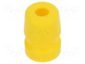 Strain relief; Jack connectors,XLR connectors; yellow AMPHENOL AC-GROMMET-YEL