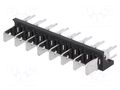 Terminal: spade terminal strip; 6.3mm; THT; 250V; straight; ways: 8 XINYA ST-LP-8