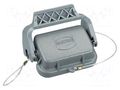 Protection cover; male; size 6B; Han; with latch; metal; 44x27mm HARTING 09300065423