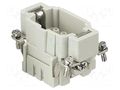 Connector: HDC; contact insert; male; 16A; 500V; Han E®; PIN: 6; 6+PE HARTING 09330062602
