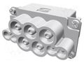 Connector: HDC; contact insert; male; 16A,63A; 250V,690V; size 10B HARTING 09380082601