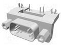 D-Sub; PIN: 9; socket; male; on PCBs; angled 90°; THT; UNC 4-40 HARTING 09651626813