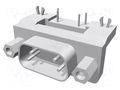 D-Sub; PIN: 9; socket; male; on PCBs; angled 90°; THT; UNC 4-40 HARTING 09651626813