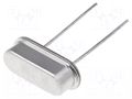 Resonator: quartz; 12MHz; ±30ppm; 20pF; THT YIC 12.00M-HC49-S
