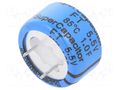 Supercapacitor; THT; 1F; 5.5VDC; -20÷80%; Body dim: Ø21.5x13mm KEMET FT0H105ZF
