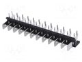 Terminal: spade terminal strip; 6.3mm; THT; 250V; angled 90°; 12A XINYA ST-LK-12