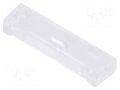 Ending; rectangular; polycarbonate; transparent; 9.5mm LEDIL F15856