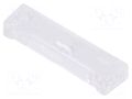 Ending; rectangular; polycarbonate; transparent; 9.5mm LEDIL F15856